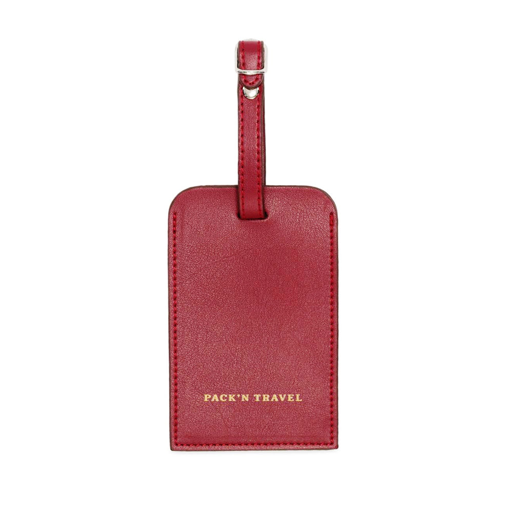 Suitcase Tag | Cherry Red