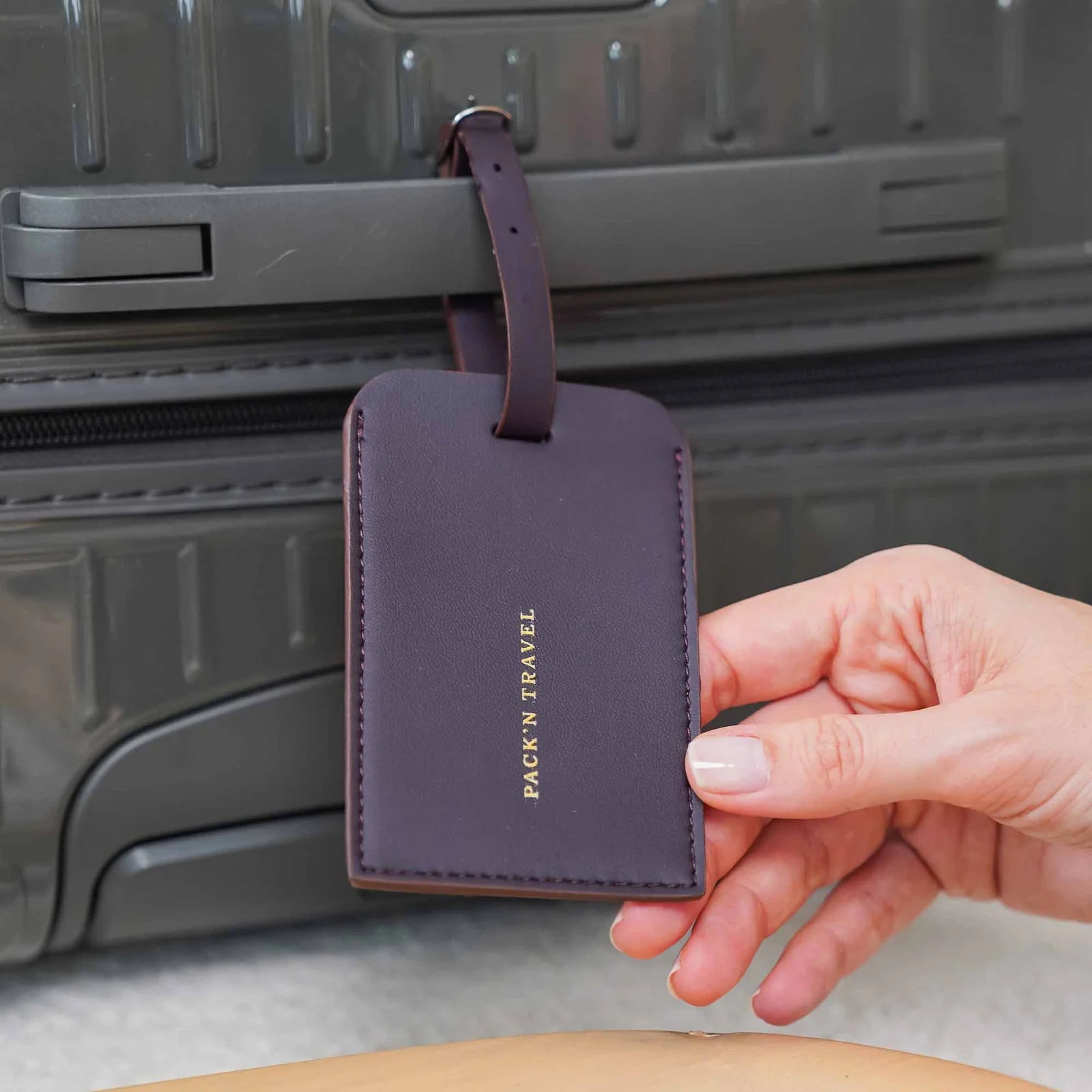 Pasaport Kılıfı ve Valiz Tagi | Mor - Pack'n Travel