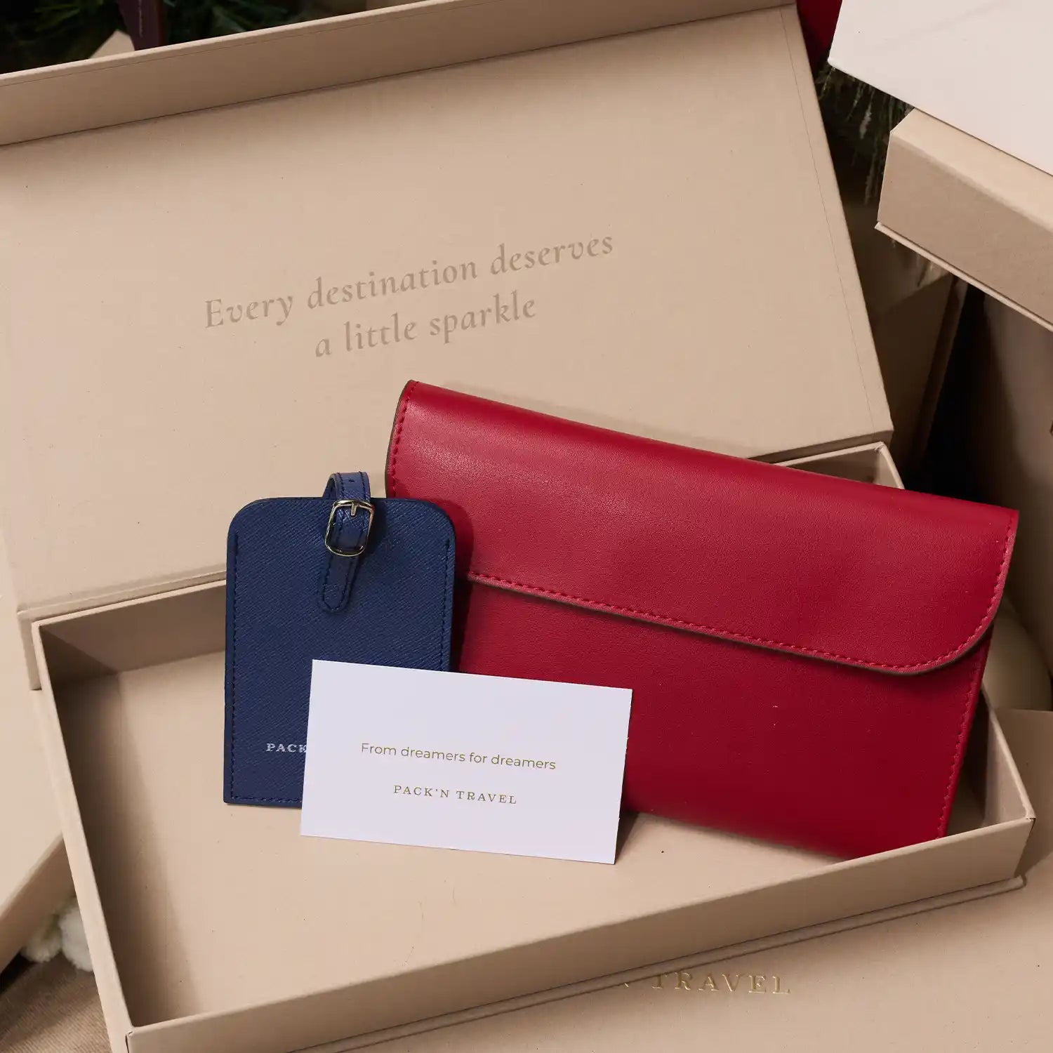 Double Watch Case | Cherry Red